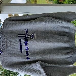 Genuine Merchandise Gray Rockies Crewneck Sweater